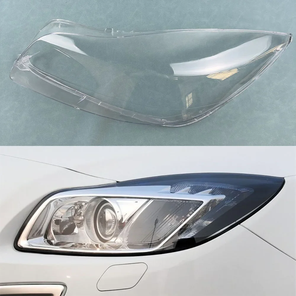 Für Opel Insignia Auto Front scheinwerfer abdeckung Auto Scheinwerfer Lampen schirm Lampen abdeckung Scheinwerfer Licht Glas Linsen schalen kappen 2009 ~ 2011