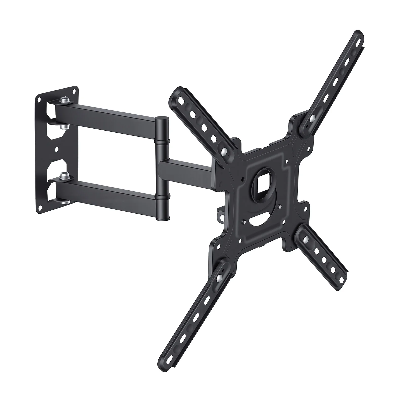 Verstellbare Schwenk- und Neigbare TV-Wandhalterung, einfache Installation, geeignet für die meisten 26-55 Zoll LED LCD Flachbildfernseher oder Fernseher, unterstützt bis zu 30 kg.