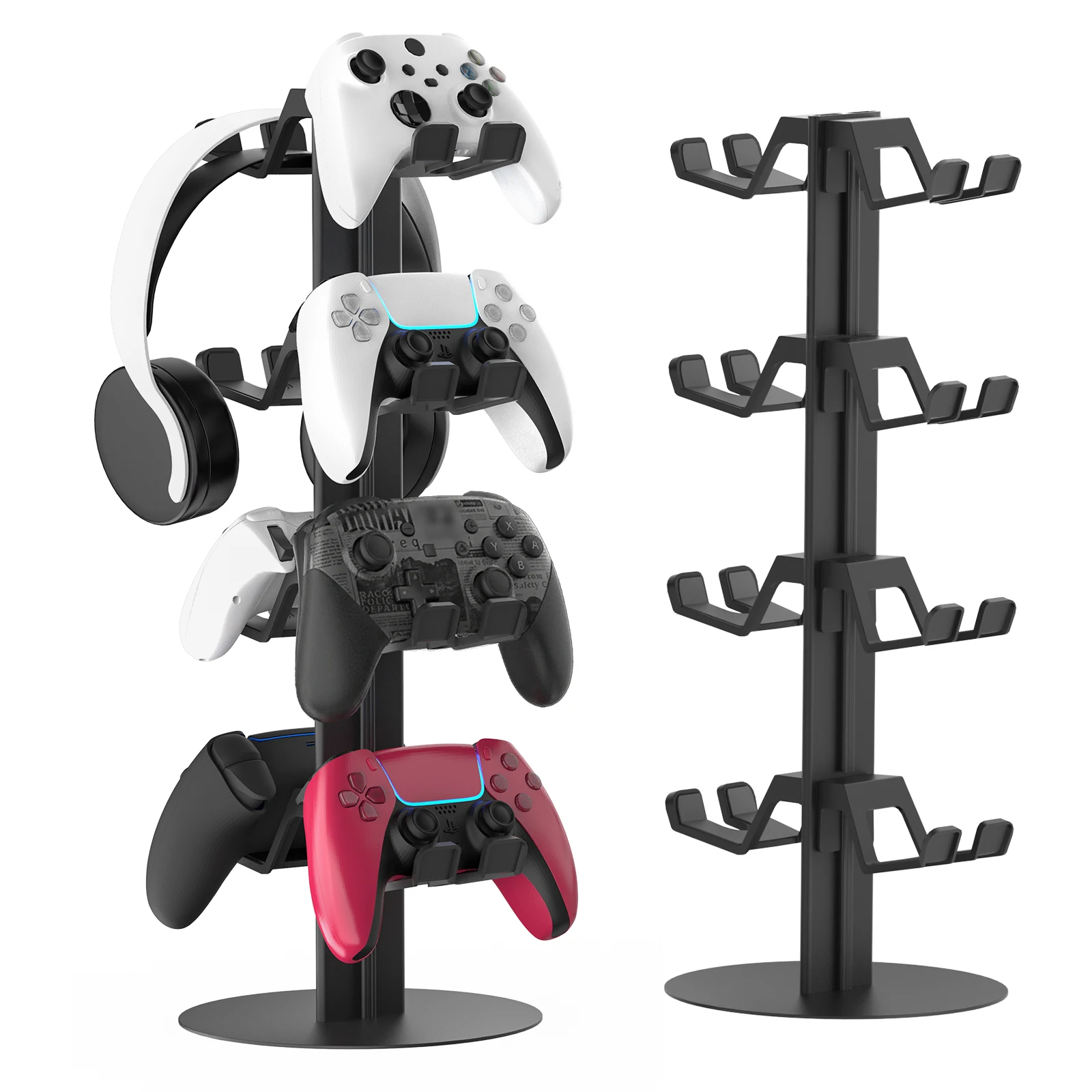 Headset-Ständer, Game-Controller-Halter, kompatibel mit PS5/Xbox/Nintendo Switch/PS4, Kopfhörer-Halter, Kopfhörer-Ständer aus Metall