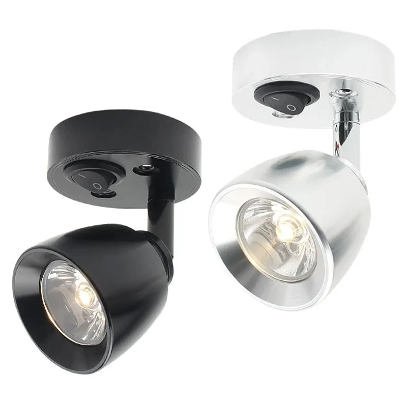 12-24V Marine RV Leselampen für Wände, grenzüberschreitende LED RV-Leuchten, 3W LED Leselampe für Fähre, Boot, Yacht, RV-Beleuchtungskörper