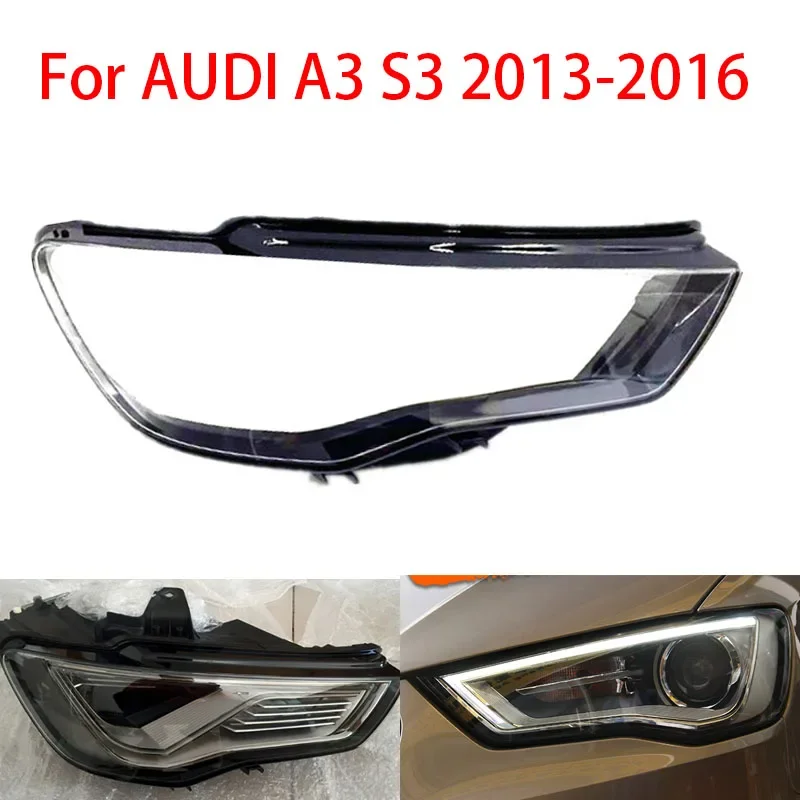 Für audi a3 s3 8v 2007-2012 Auto Scheinwerfer Lampen schirm transparente Scheinwerfer Linse Lampen schirm Abdeckung Linse Lichts chutz