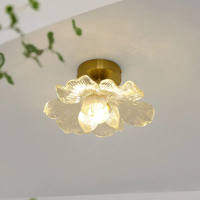 Nordic Restaurant Blume Led-deckenleuchte Moderne Kaffee Shop Decke Lampe Schlafzimmer Nacht Bar Frische E27 Hängen Lampe Dekoration