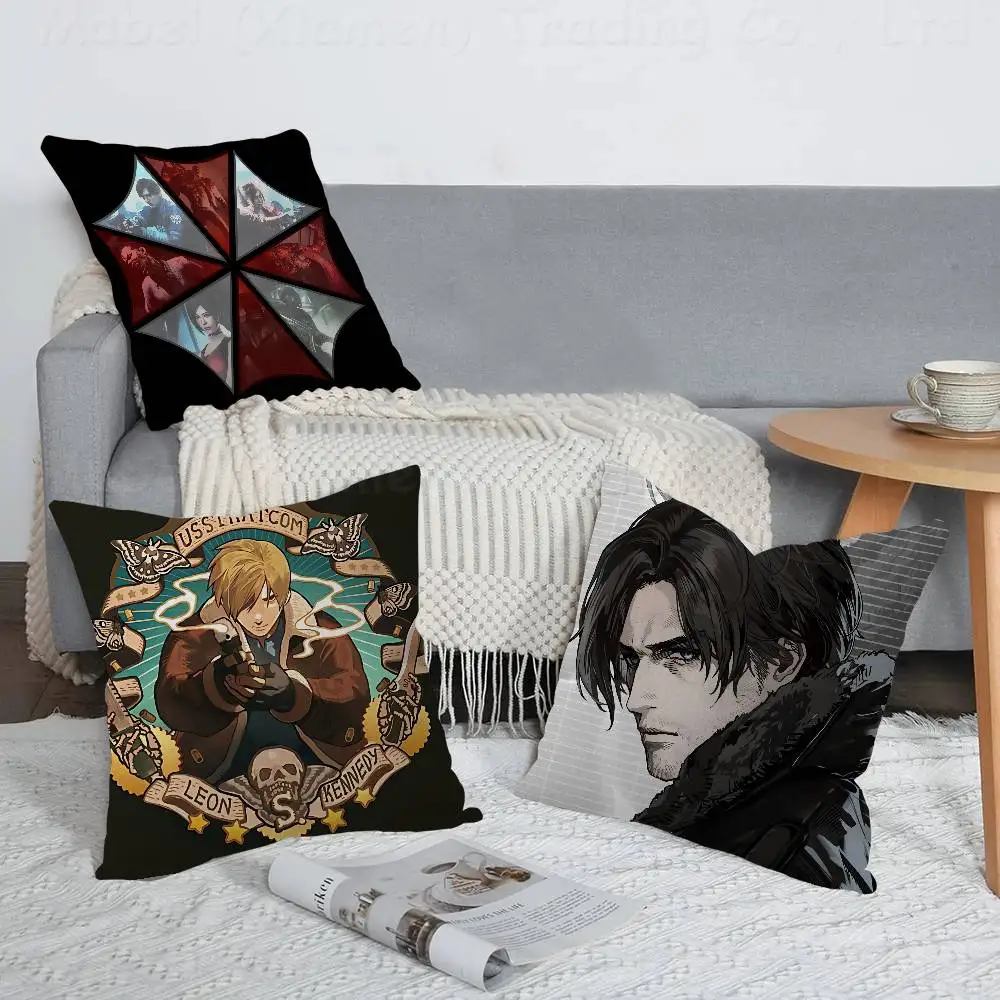 GAME Resident Evil, personalisiertes Bild, Text, dekorative Kissen für den Haushalt, Geschenke für den Haushalt, 45 x 45 cm