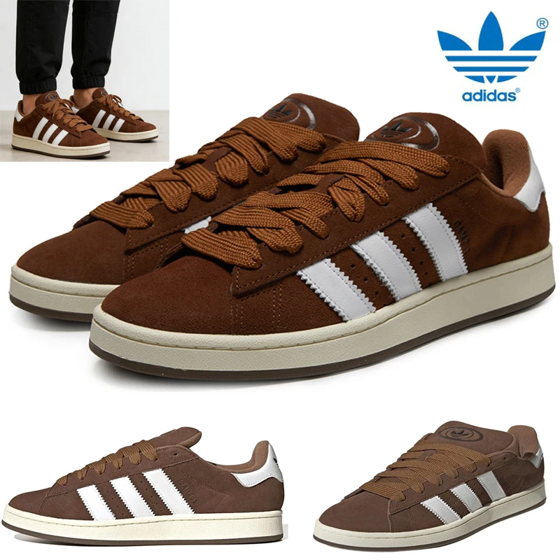 Adidas Originals Campus 00s Herren-Sneaker aus Wildleder, Retro-Casual-Streetwear-Skateschuhe GY6433