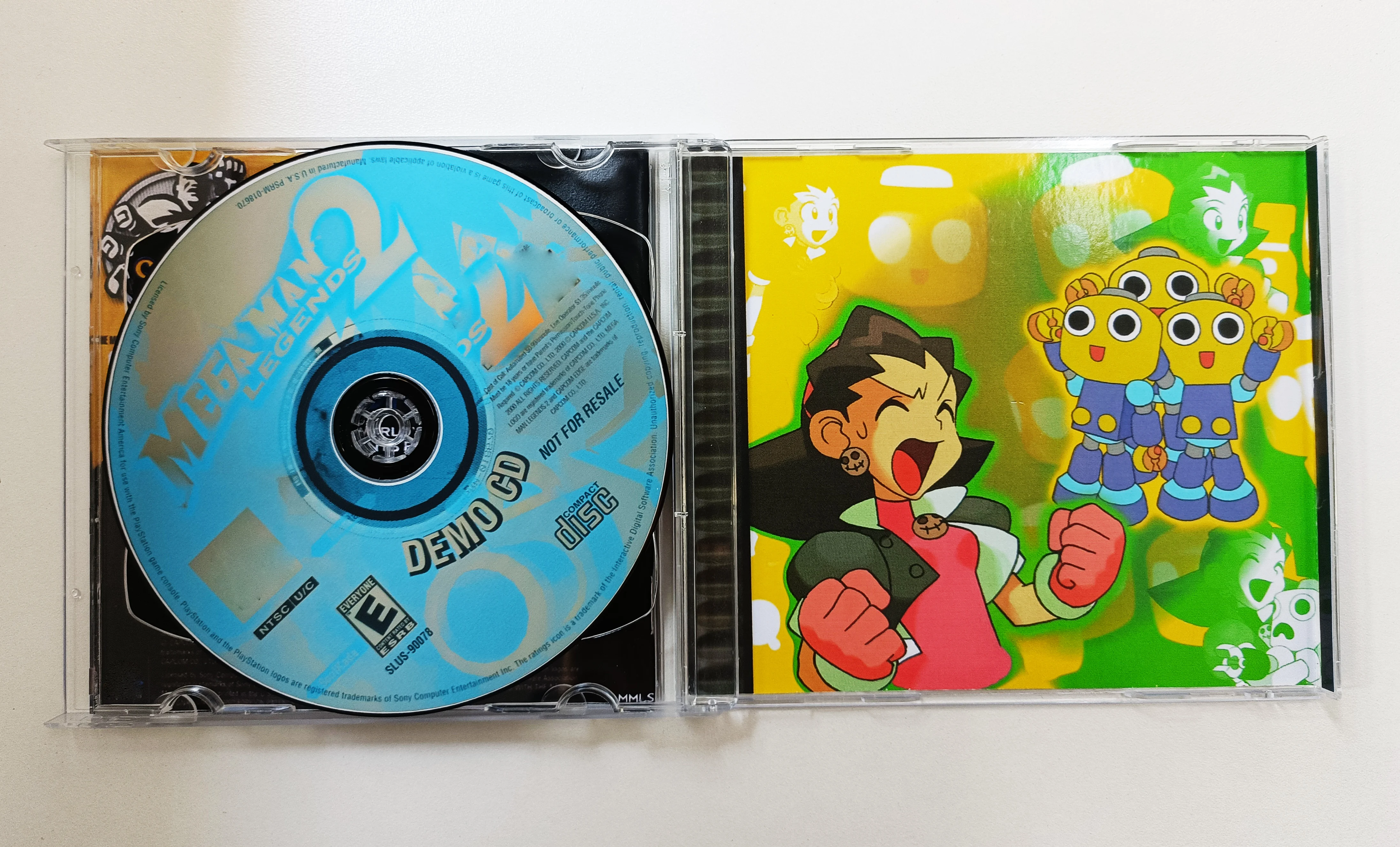 PS1 Tron Bonne Kopie-Disc-Spiel Entsperrte Konsole Station 1 Retro Optischer Treiber Videospiel-Zubehör