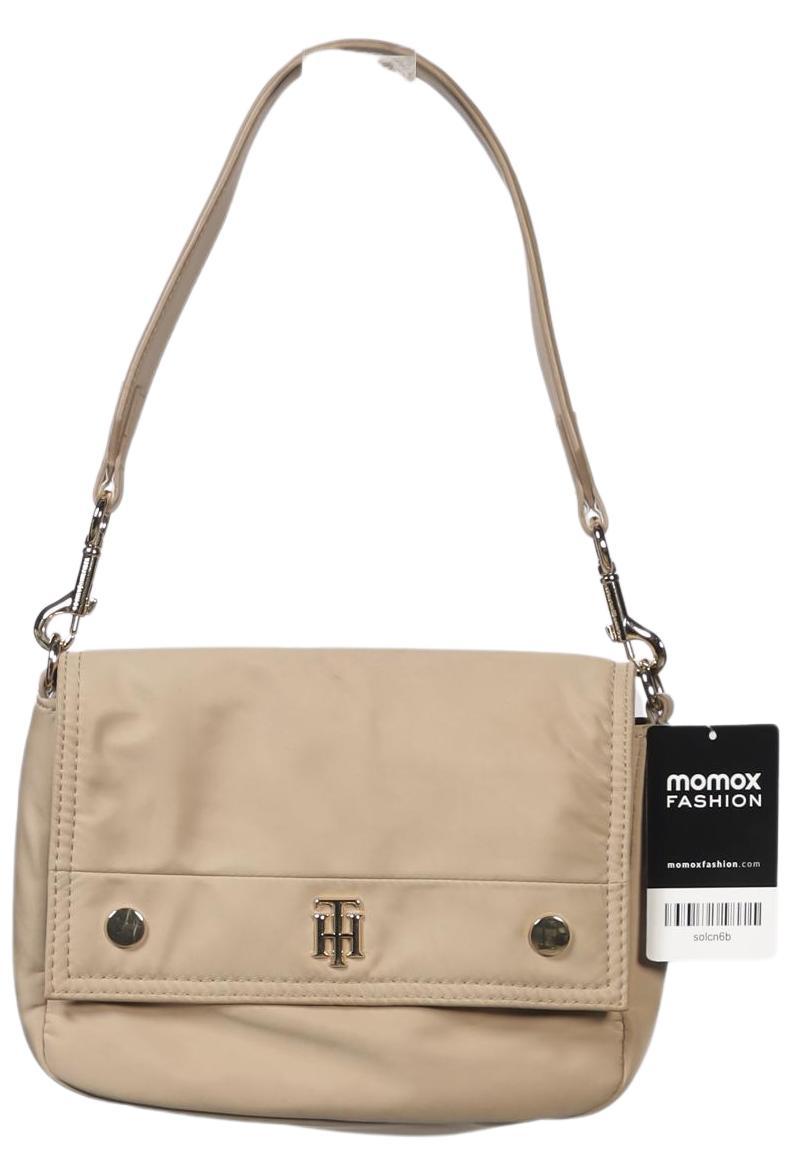 Tommy Hilfiger Damen Handtasche klein, Gr. , Beige, Synthetik / Kunstleder