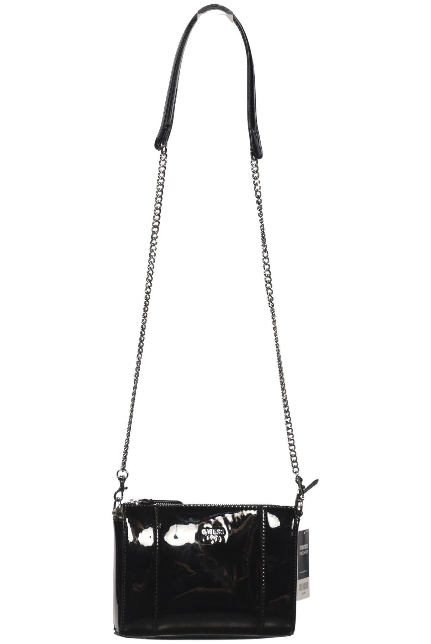 Guess Damen Handtasche klein, Gr. , Schwarz, Kunstleder
