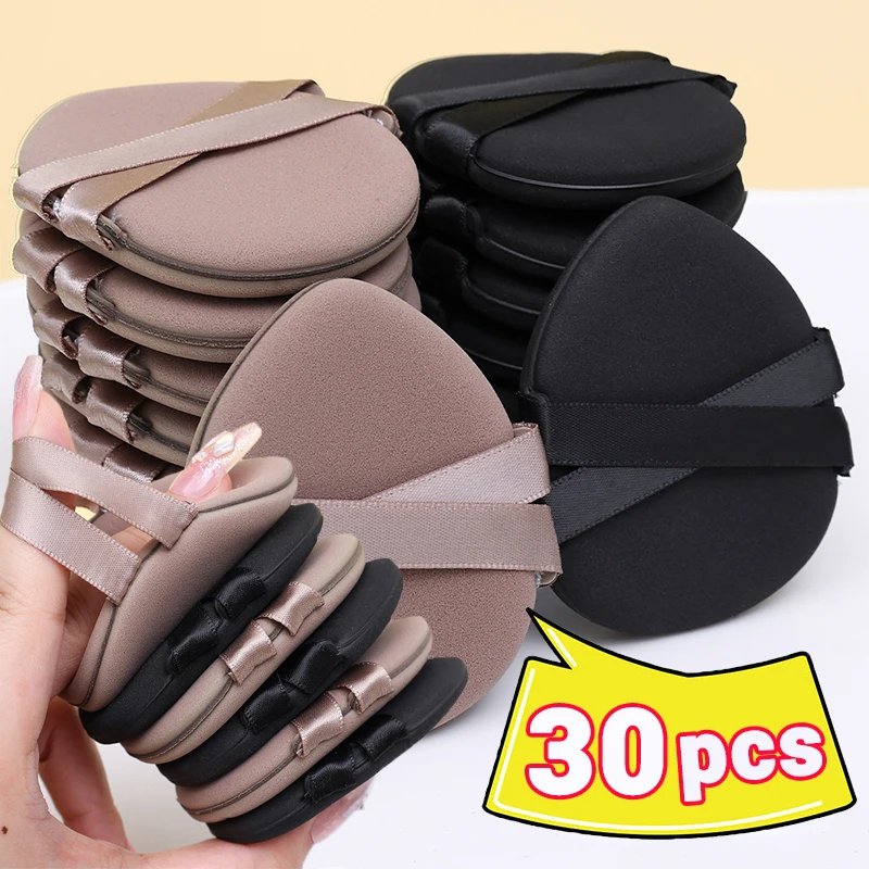 1-30Pcs Teardrop Form Pulver Puff Verdickt Doppel Band Nass Trocken Verwenden Make-Up Puffs Concealer Foundation Schönheit kosmetik Werkzeuge