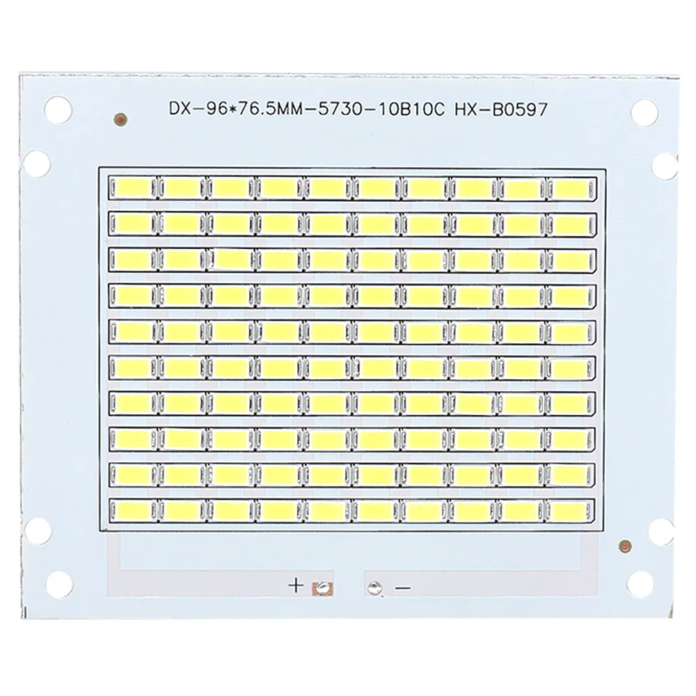 50W LED-Diode SMD5730 Flutlicht DC30-32V 1500mA Epistar PCB Weiß 6000K LED-Chips Platte Ressource Flutlicht DIY LED-Lampenperlen