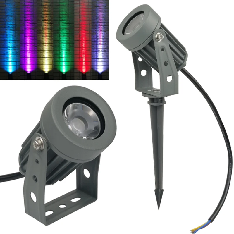 LED-Flutlicht für den Außenbereich, 6 W, 10 W, LED-Spot-Licht, Außenbeleuchtung, schmales Winkel-Flutlicht mit AC110 V, 220 V, Hofsäulenbeleuchtung