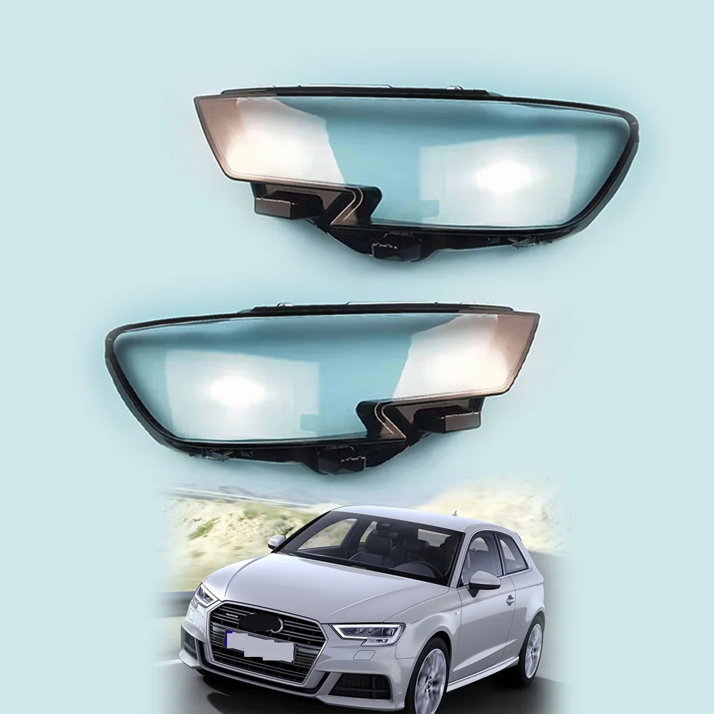 Für audi a3 2015-2018 Auto Scheinwerfer Lampen schirm transparente Linse Lampen schirm Abdeckung Linse