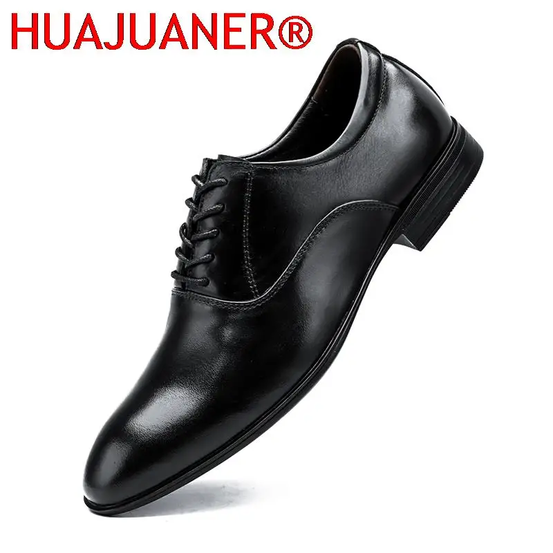Luxus Oxford Echtes Leder Herren Schuhe Marke Formale Schuhe Top Qualität Business Hochzeit Kleid Italienische Schuhe Plus Größe 49-50
