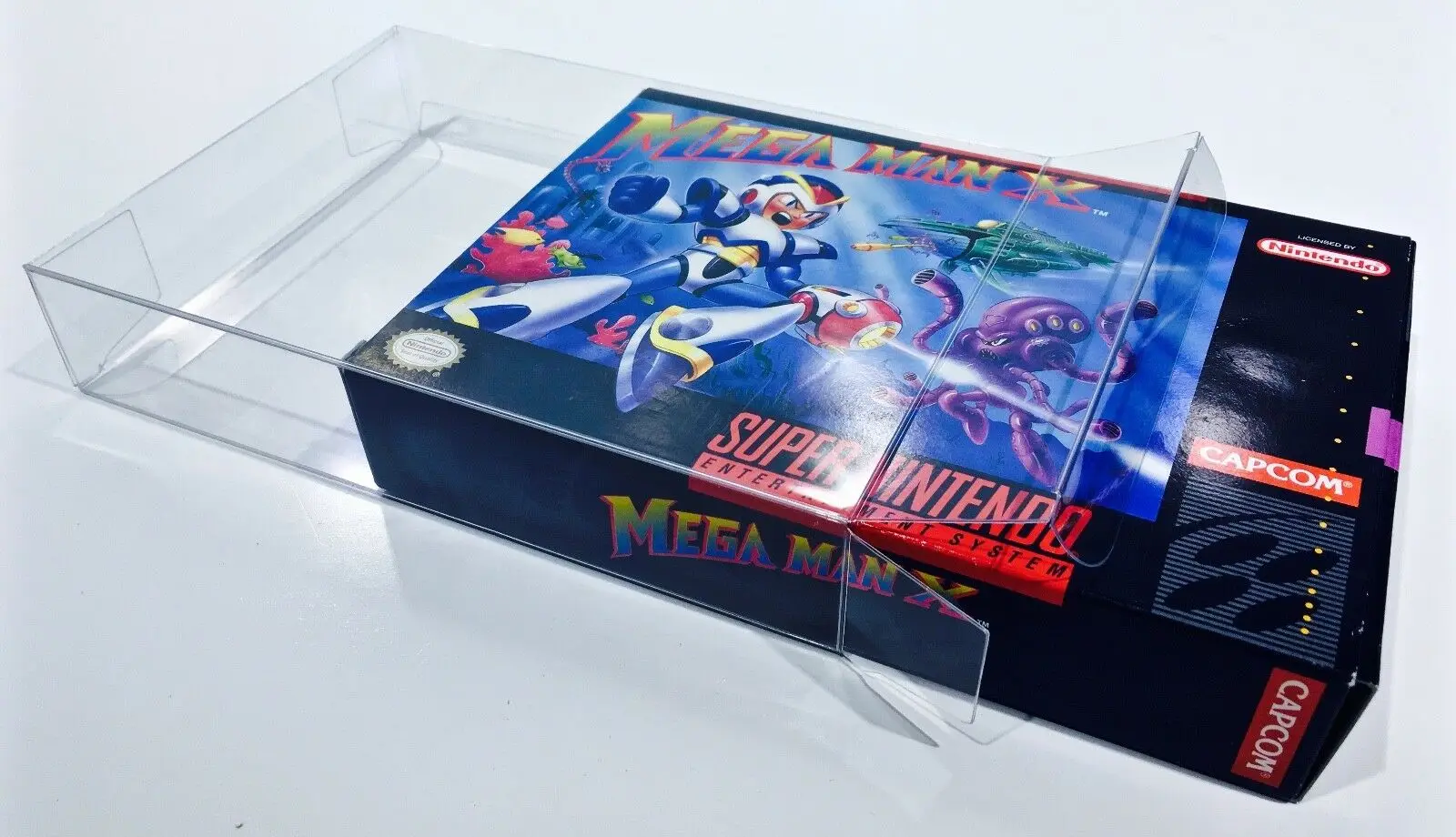 5 Box-Schutzfolien für SNES / N64 / ATARI JAGUAR Games Super Nintendo 64 CIB Videospiel Klare Vitrine Sammelbox