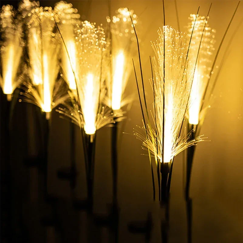 8PCS LED Solar Garten Lampe Wasserdichte Reed Licht Im Freien Rasen Hof Garten Weihnachten Dekoration Licht Dekor Solar Power Lichter