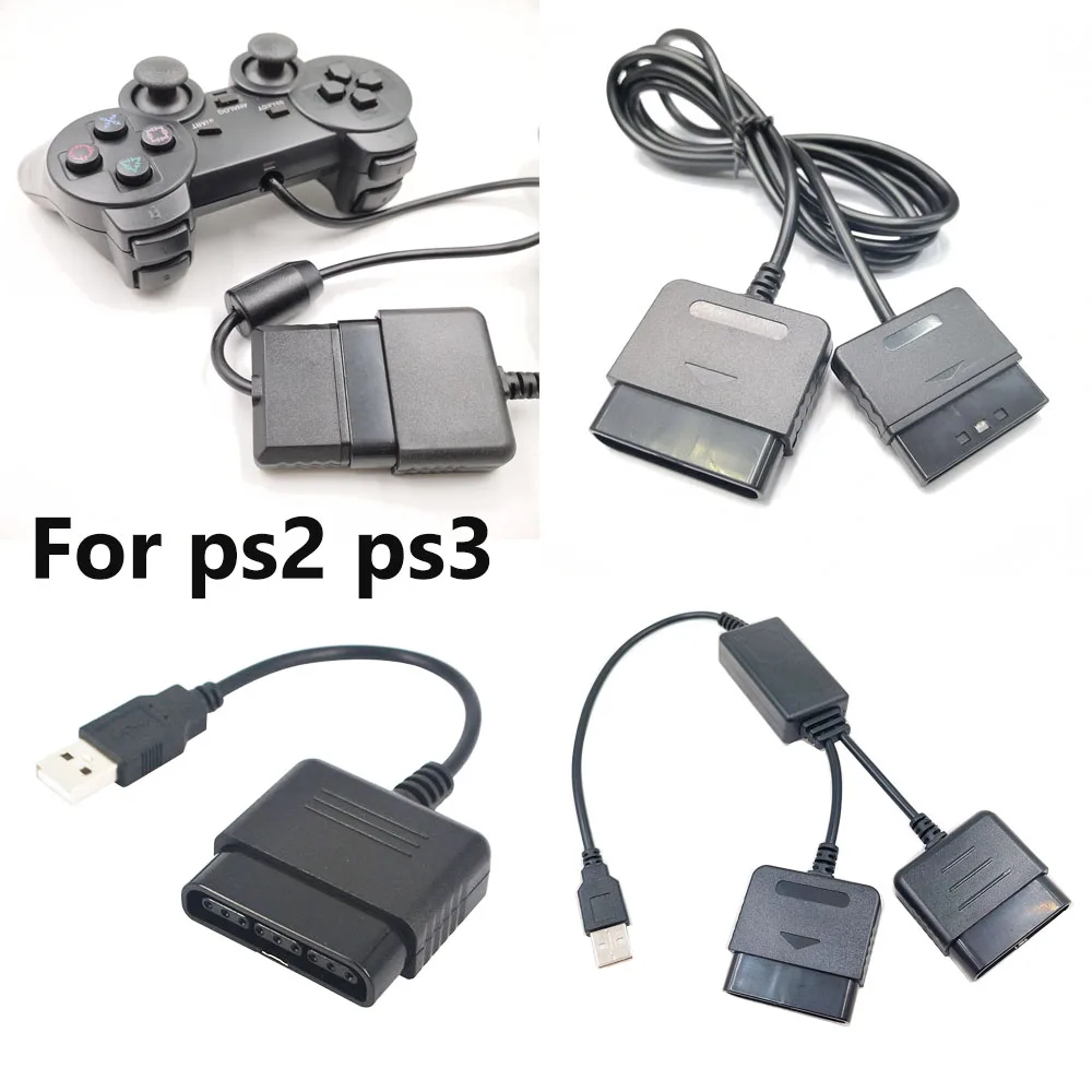 Controller-Adapter für PS2-Controller. Anschluss an die PS3-Konsole, PS2-Gamepads zum PC-Game-Player-Konverterkabel ohne Treiber