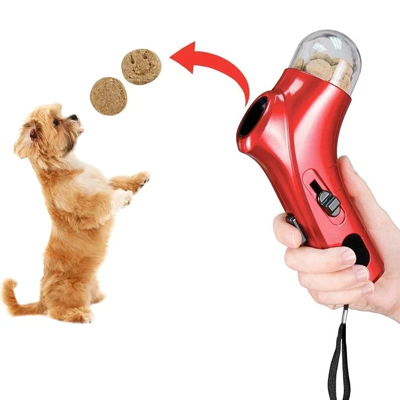 Hund Snack Katapult Launcher Hund Katze Behandeln Launcher Snack Food Feeder Katapult Haustier Interaktive Training Spielzeug Outdoor Strand Spielzeug