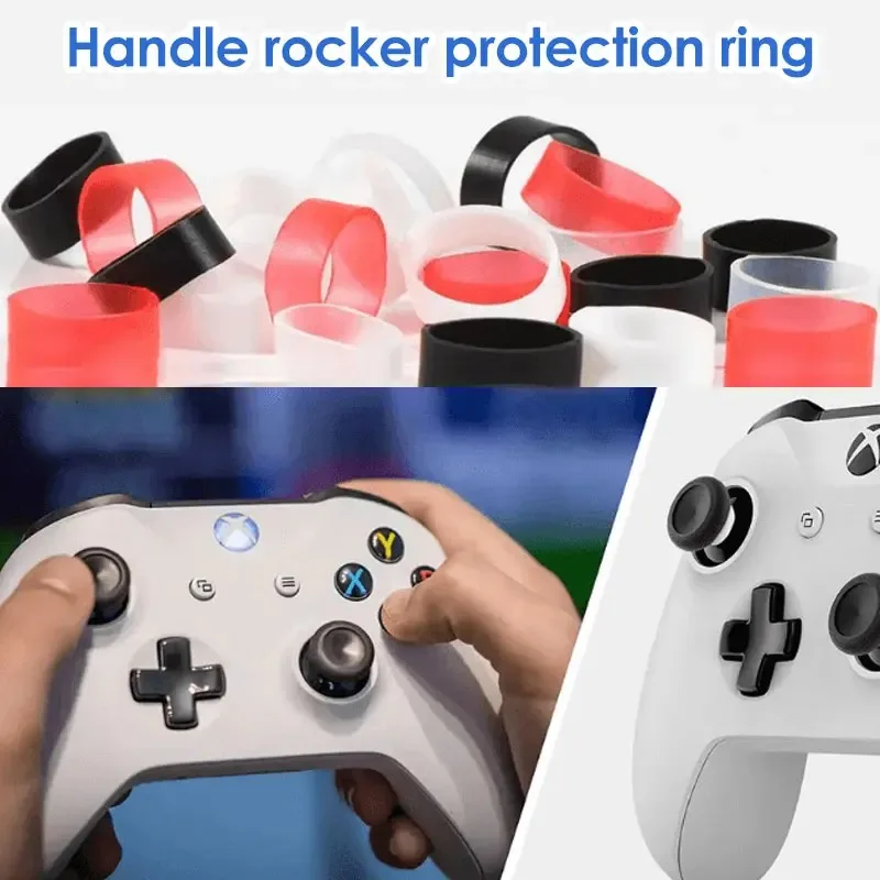 Gamepad Joystick Rocker Schutz Ring 4 Teile/beutel Anti-reibung Anti-Verschleiß Pulver Geeignet für PS5/Switch/Xbox Gamepad Joysticks