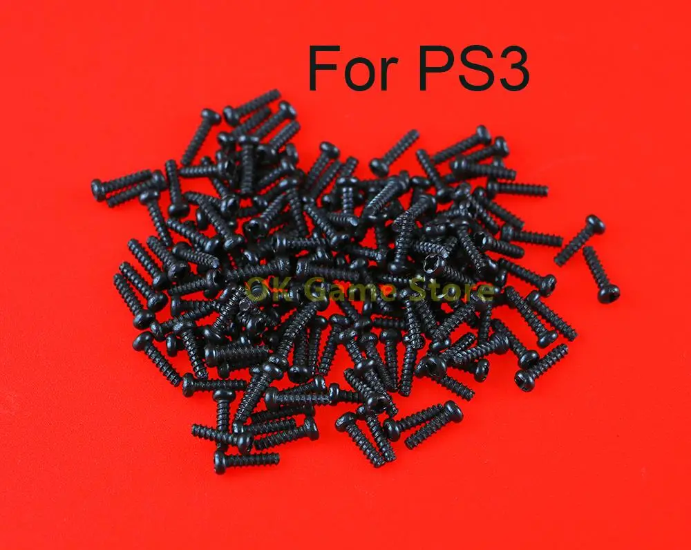 20 Stück Schrauben für PS2 für PS3 Kopfschrauben Ersatzgriffschraube für PlayStation 2 3 Gamepad-Reparaturteile