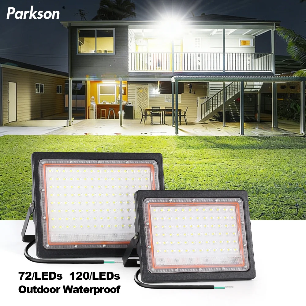 LED-Flutlicht für den Außenbereich IP66 wasserdicht 72 120LEDs LED-Flutlicht Scheinwerfer LED-Reflektor Bühnenlampe Straßenlampe