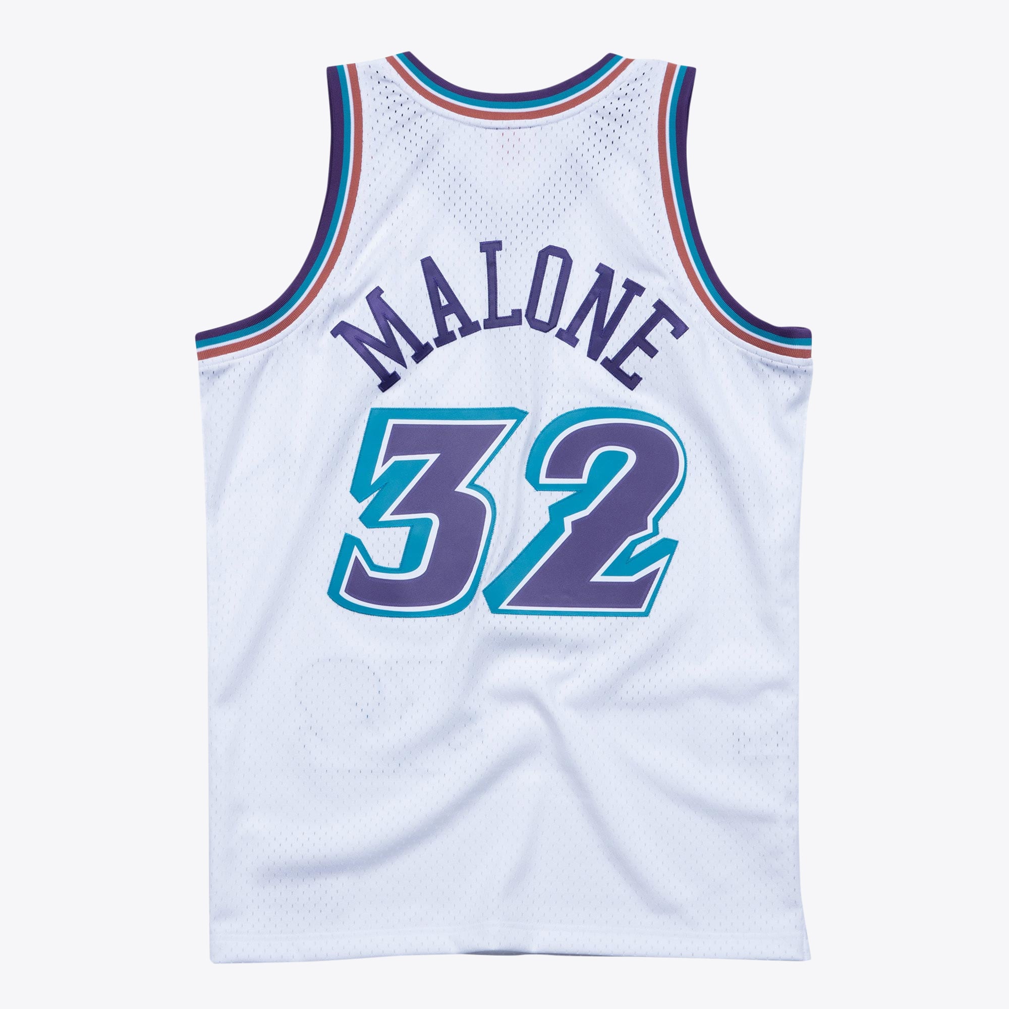 Maillot Swingman Hardwood Classics Utah Jazz 1996 Mitchell & Ness – Blanc – Karl Malone - Homme Taille: XL