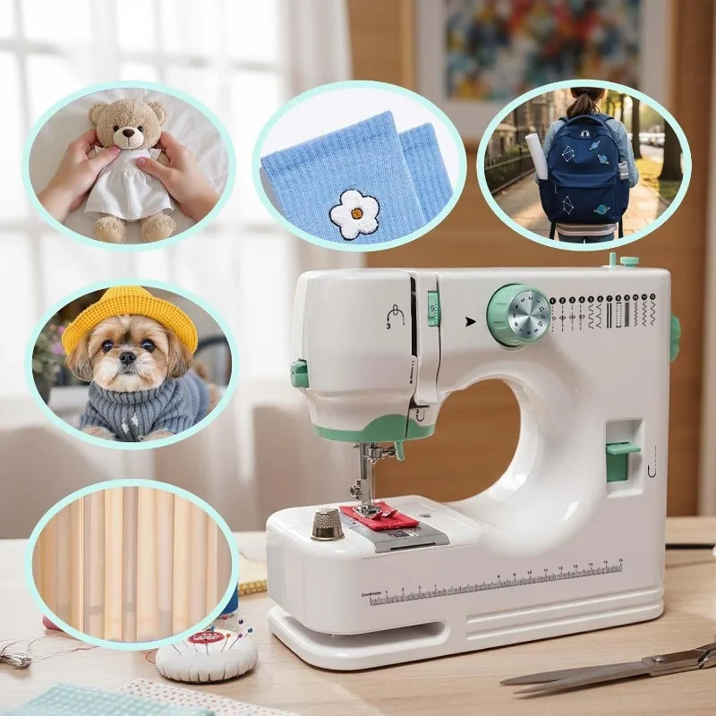 Machine à coudre multifonction avec accessoires, machine à coudre avec accessoires - machine à coudre manuelle, pièces de machine à coudre, accessoires pour machine à coudre, machine à coudre