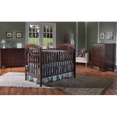 Pali Gala Fixed Sides Crib Mocacchino
