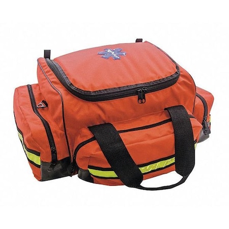 EMI 837 Response Bag, Nylon, 20 in L, 15 1/2 in W, Orange - EMI