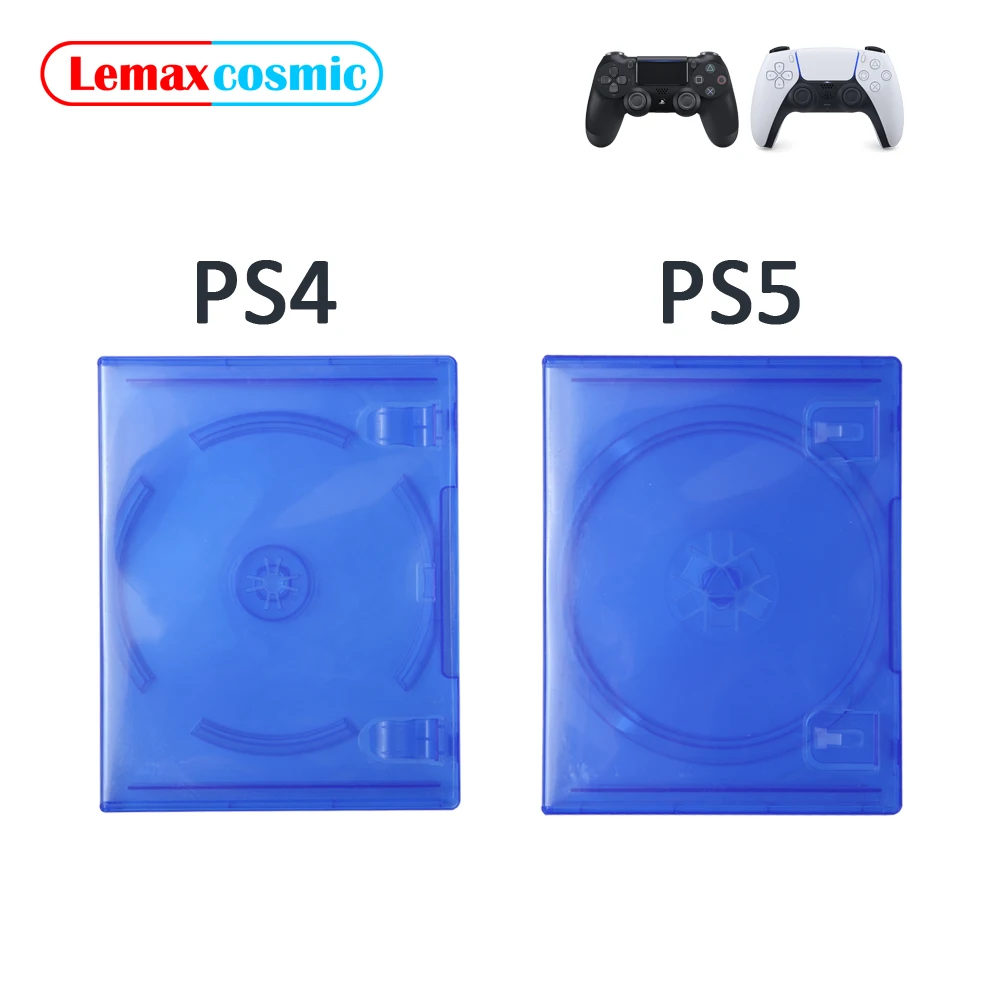 CD Game Case Blue Cover Protective Box Game Disk Holder CD DVD Discs Storage Bracket Box For Sony Playstation 4 5 PS4 PS5
