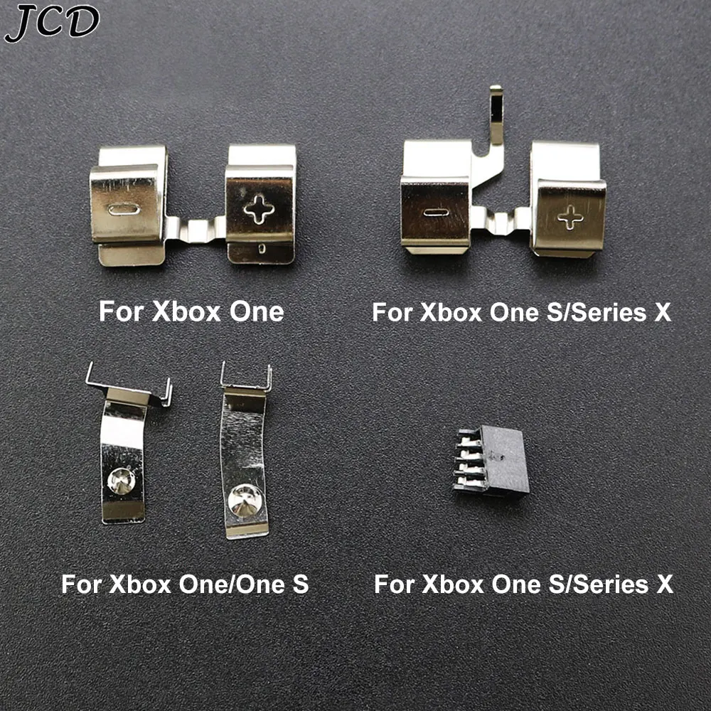 JCD Replacement Battery Contact Connector Metal Clip Part For Xbox One S For Xbox Series X S Controller Battery Holder Spring