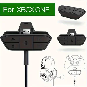 Stereo headphone adapter suitable for Xbox One and Xbox Series X|S as well as Elite controllers - Audio converter for headphones