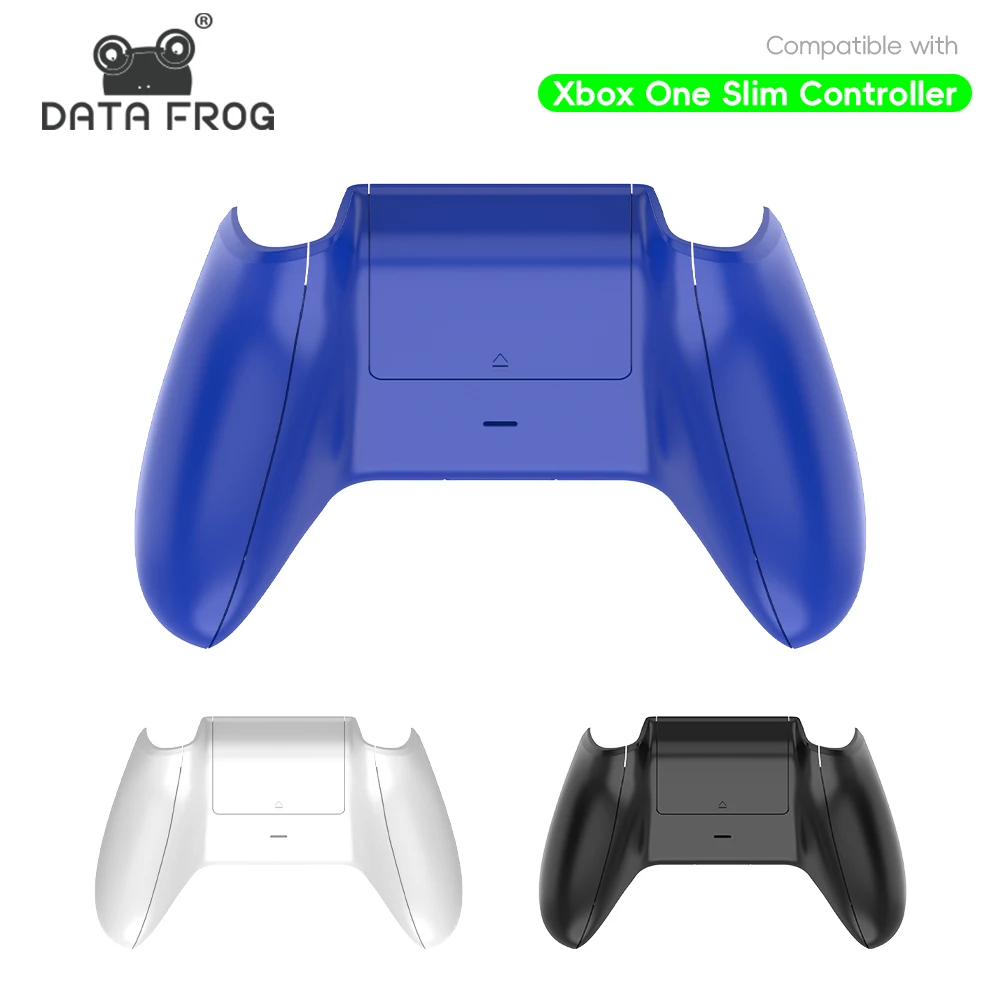 Data Frog Back Shell Kit For Xbox One Slim Wireless Controller Battery Shell Back Case Hand Grips For Xbox One Slim Accessories