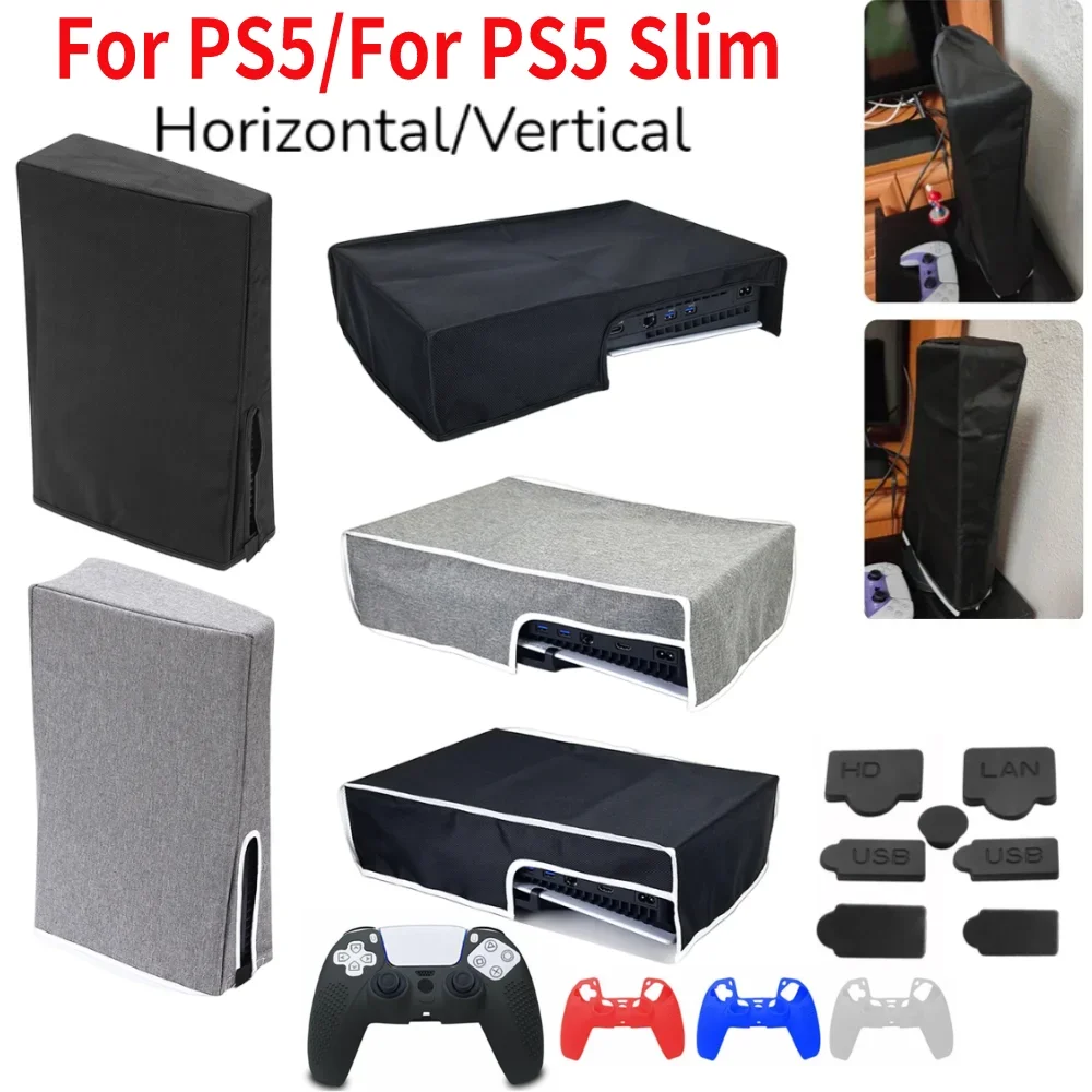 Dust Proof Cover for Sony PlayStation 5 PS5 Game Console Protector Case Washable Anti-scratch Sleeve Protective Host Guard tool
