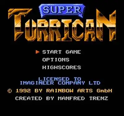 Super Turrican 60 Pin Game Card Free Region For 8 Bit Video Game Player