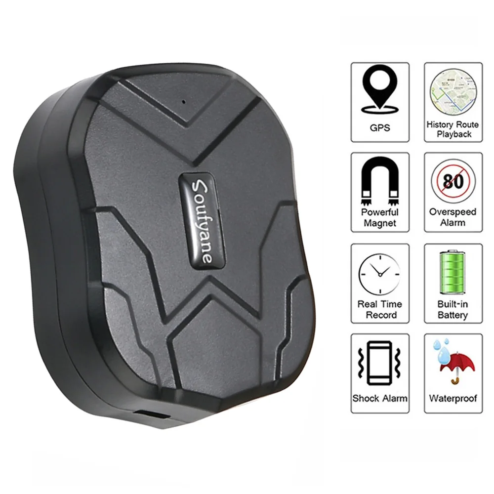 4G GPS Tracker 10000mAh Battery Strong Magnetic Real Time Car GPS Locator Free App Waterproof Anti-Theft Vehicle Truck