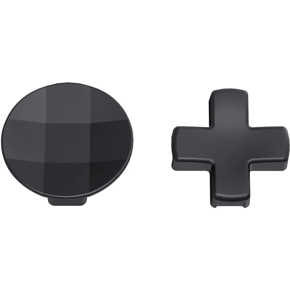 2 pcs Metalic Black Magnetic Stainless Steel D-Pads Replacement Parts Directional Pad Button Kits for Xbox One Elite & Xbox One