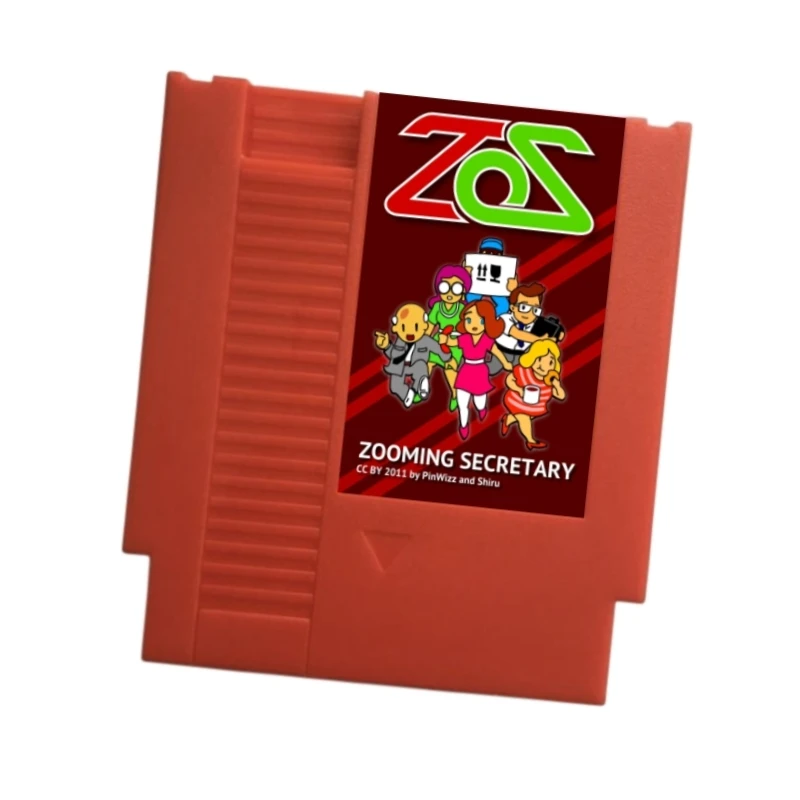 Zooming Secretary Game Cartridge for FC / NES Console 60Pins / 72Pins Video Game Card