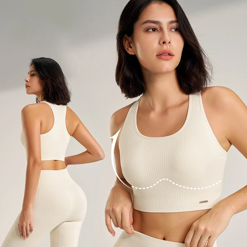 Ensemble de yoga pour femmes, vêtements de sport confortables, tenue de gym, leggings taille haute, soutien-gorge de sport amovible, ensemble de sport fitness 2 pièces
