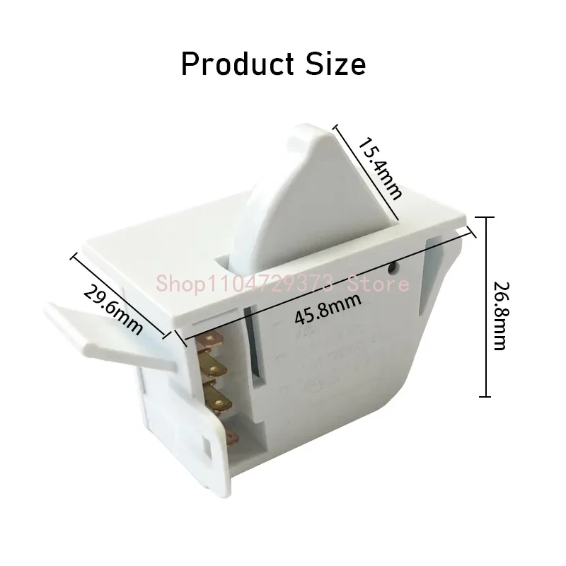 Réfrigérateurs réfrigérateur congélateur gauche/droite Compatible pour réfrigérateurs Samsung réfrigérateur congélateur luminaire de cuisine interrupteur d