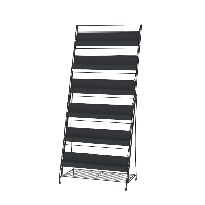 Support de sol pour journaux et magazines, promotionnel, multi-niveaux, pour livres et documentation, installation gratuite