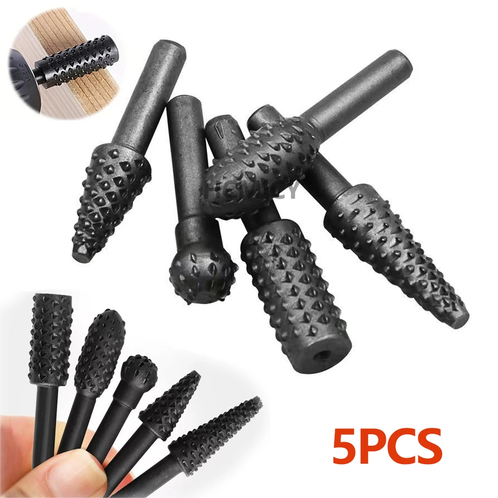 Lot de 5 forets pratiques de 1/4