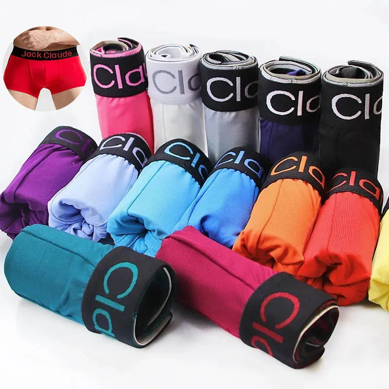 5 pièces/marque sous-vêtements hommes Shorts Sexy Boxer hommes u-bag mince Shorts respirant hommes sous-vêtements serrés Boxer Shorts sous-vêtements hommes