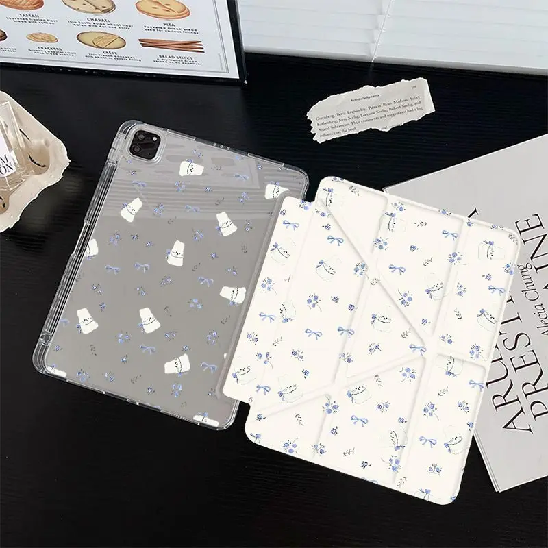 Étui de protection pliable en Y pour iPad 10.2 (7e/8e/9e génération), iPad 4/5 10.9, iPad A16 2025 (11e génération), iPad Air 11/13, iPad Mini 6 8.3, iPad Air 3 10.5, iPad Pro 11 2020