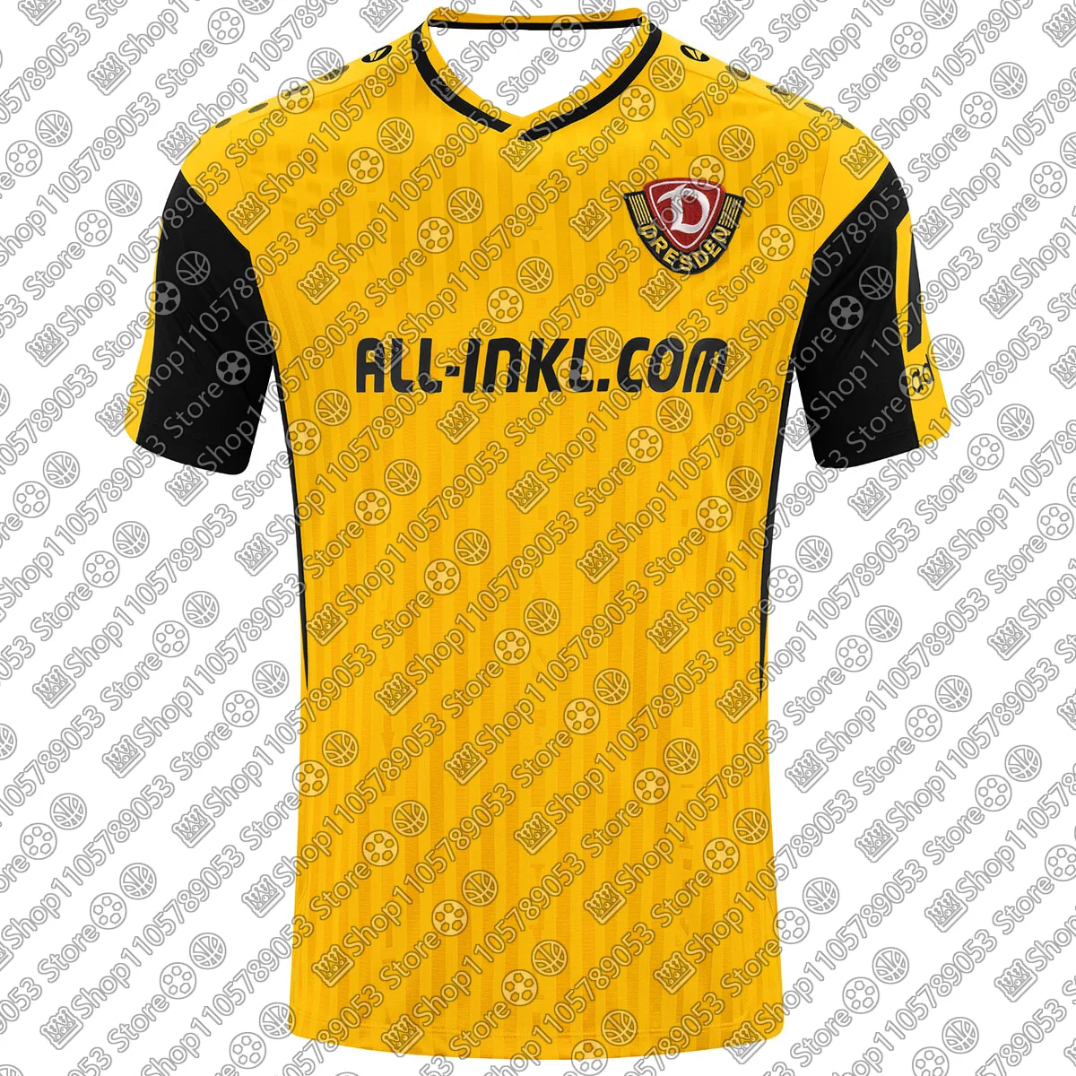 2026-27 Maillot de football respirant pour homme, enfant et adulte, G-Germanie, D-Dynamo D-Dresden, domicile, entraînement masculin