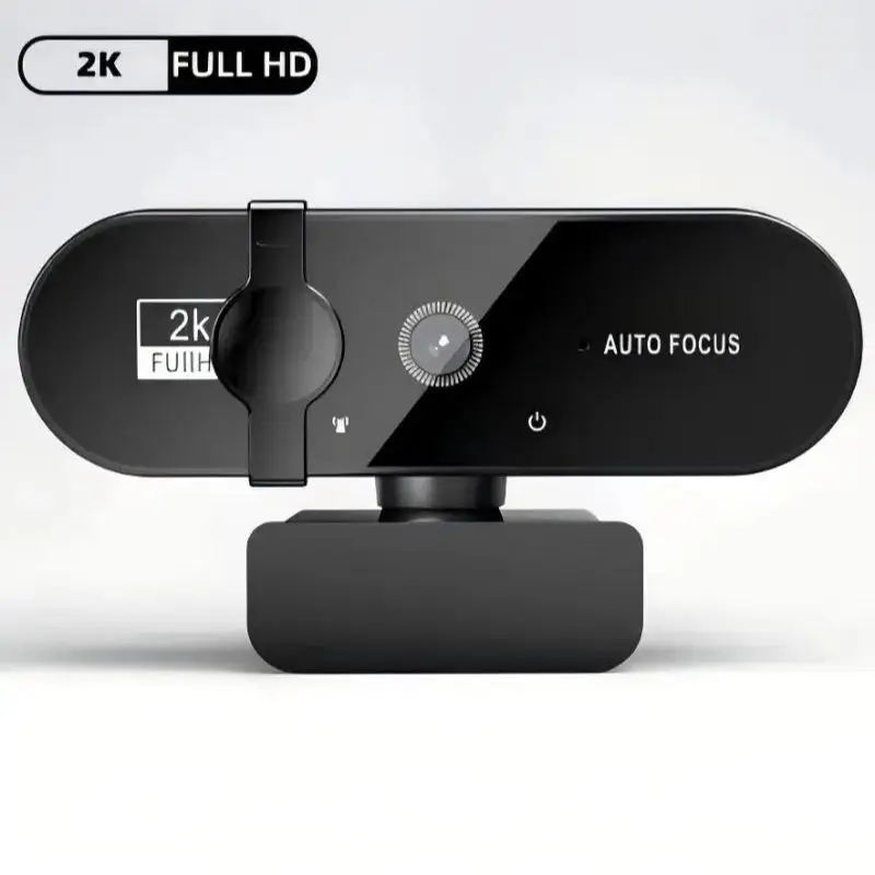 Webcam 4K, mini caméra 1080P, webcam Full HD 2K avec microphone, 30fps, webcam USB pour mise au point automatique, caméra vidéo pour PC portable