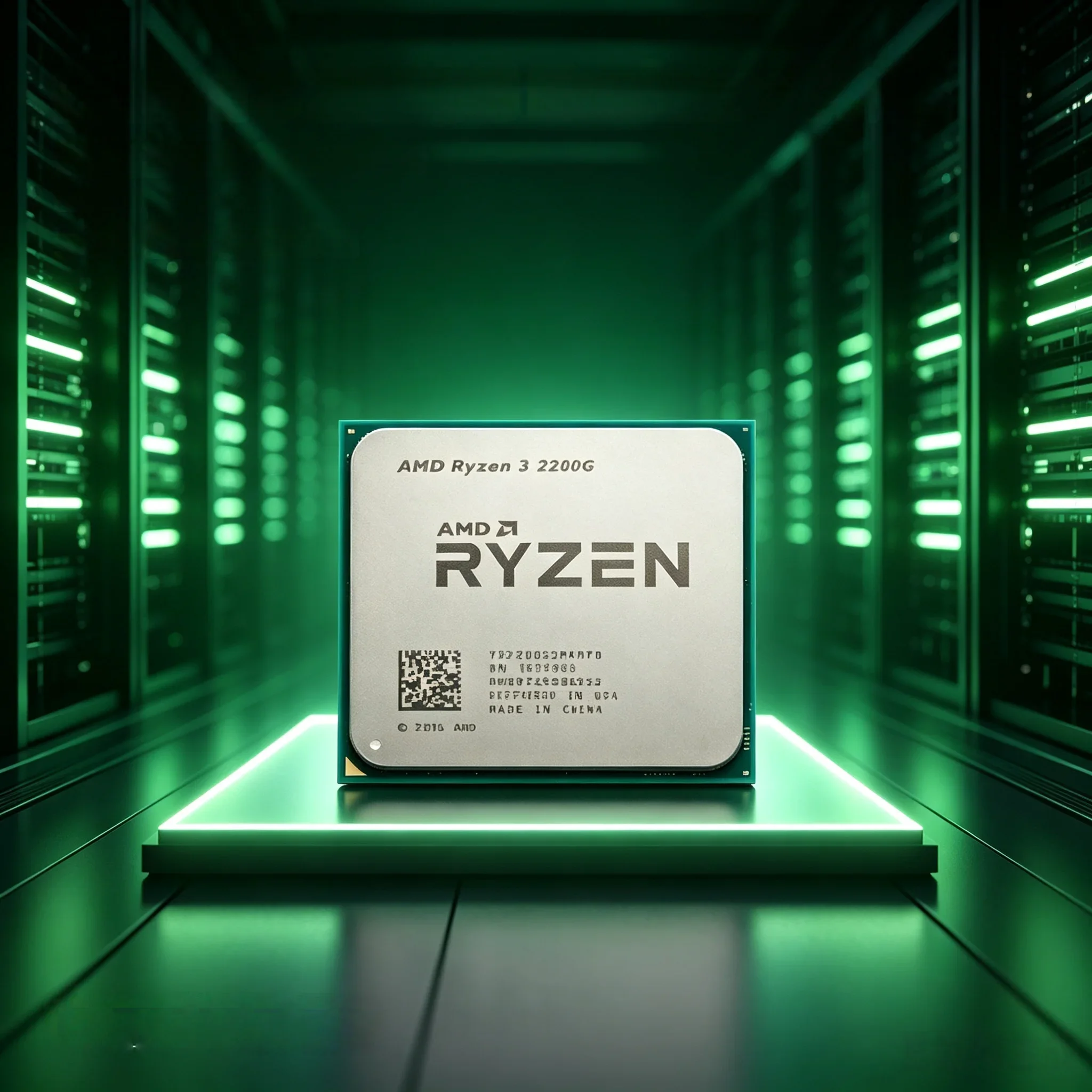 Mini PC ITX, processeur AMD Ryzen 3 2200G R3 2200G, carte graphique Vega 8, AM4, quad-core, faible consommation, CPU en tray