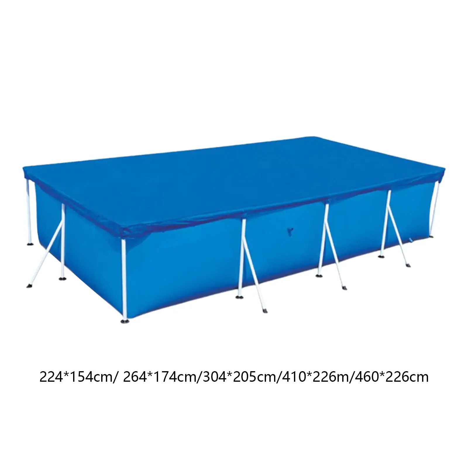 Couverture de piscine rectangulaire PE couverture de piscine hors sol pour couverture de piscine de jardin couverture de piscine familiale de pagaies extérieures
