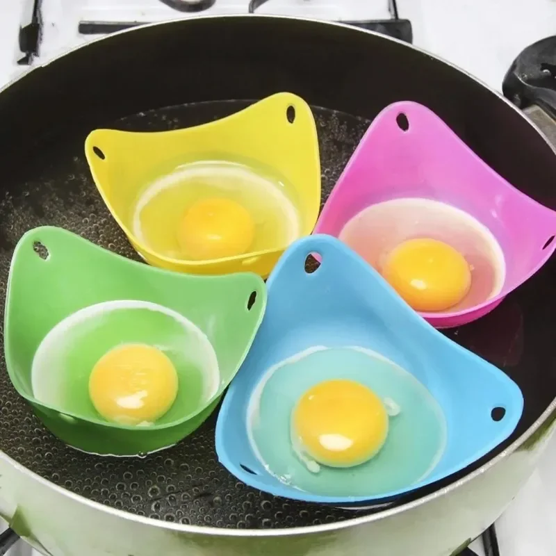 1/2/4 pièces Silicone poacher à œufs poaching poêle moule outil de cuisine accessoire outil de cuisine Gadget accessoire de cuisine cuisine Gadget de cuisine