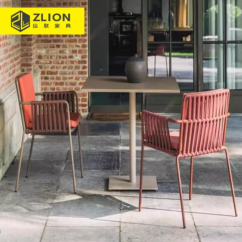 HYS Leisure Outdoor Villa Garden Tables and Chairs Outdoor Courtyard Terrace Furniture Milk Tea Shop Bar Dining Bar Outdoor