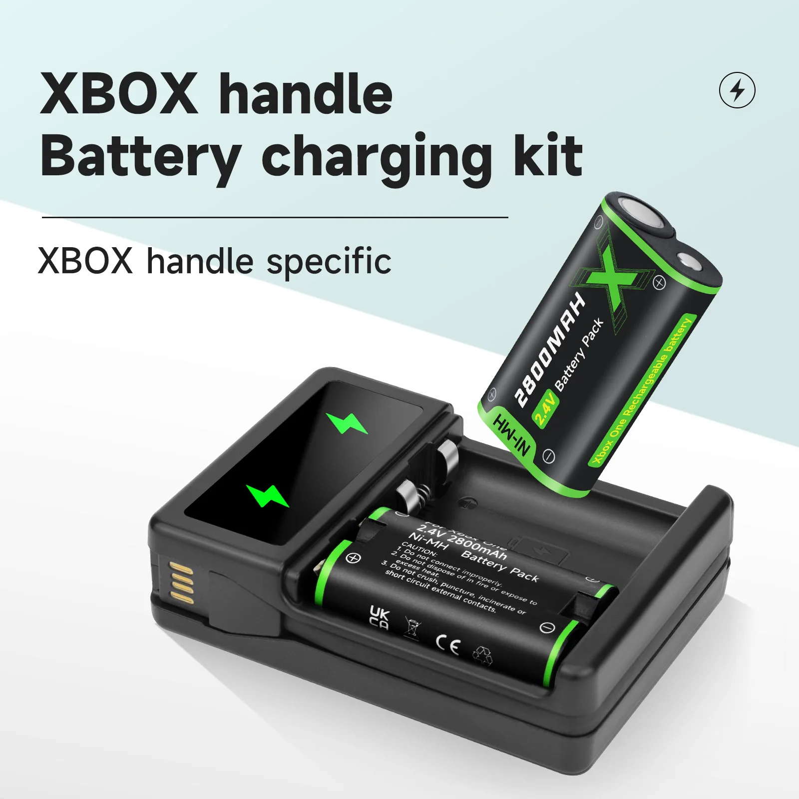 PALO Rechargeable Battery For Xbox Series X/S/Xbox One S/X Controller, 2800mAh Battery For Xbox One + USB Battery Charger