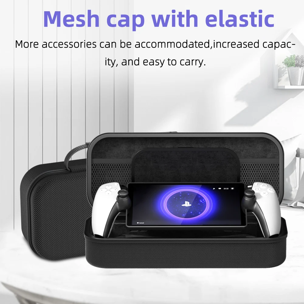 Portable Case Bag for PS Portal Case EVA Hard Carry Storage Bag For Sony PlayStation 5 Portal Handheld Game Console Accessories